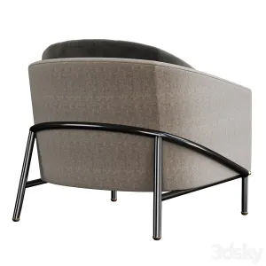 Minotti fil noir armchair