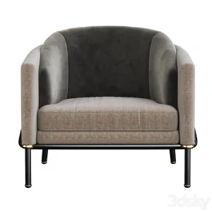 Minotti fil noir armchair