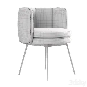 Minotti tori dining chair