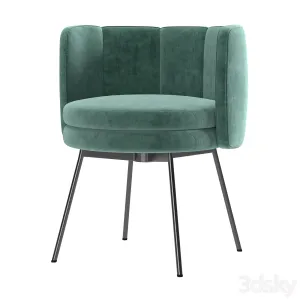 Minotti tori dining chair