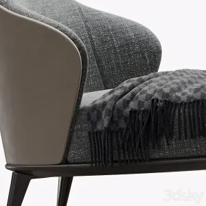 Minottilesliearm chair