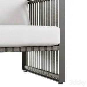 Outdoor garden wicker woven chair