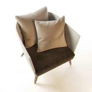 Point arc outdoor armchair
