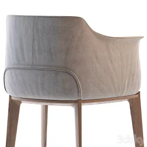 Poltrona frau archibald fabric easy chair