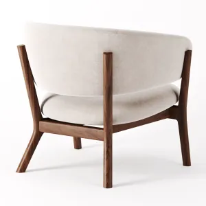 Roundish arm chair by maruni