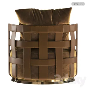 Rugiano braid armchair