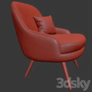 Walter knoll armchair with pillow