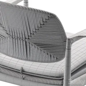 Yoko outdoor chair minotti