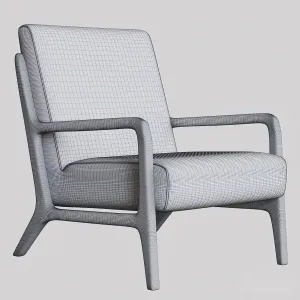 Zara home ash wood linen armchair