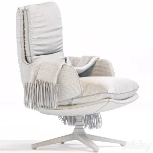 Fauteuil bristol velours weimar