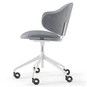 Holly upholstered home office chair calligaris