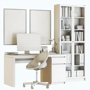 Ikeamalm work place withloberget chair