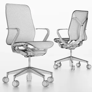 Mid back cosm chair by herman miller