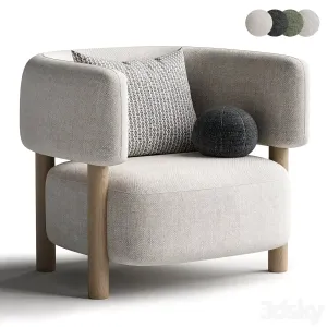 Armchair by karimoku