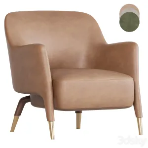 Armchair in linen molteni 2