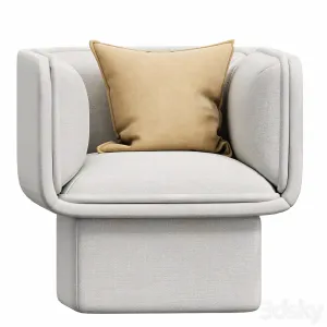 Block armchair by missana