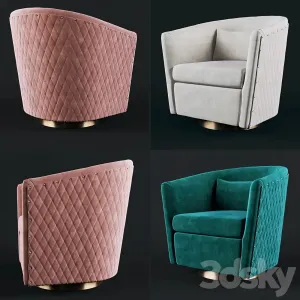 Clara swivel barrel chair