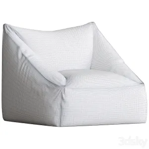 Cooper velvet bean bag chair