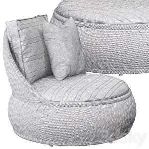 Dala lounge chair by dedon