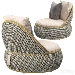 Dala lounge chair by dedon