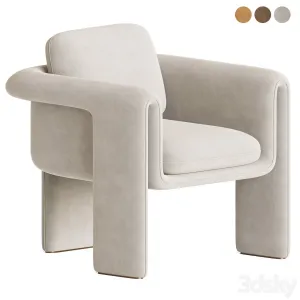 Floria velvet armchair