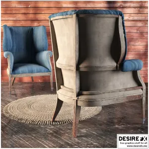 Hepplewhite wing chair