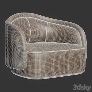 Kookudesign the pia armchair by christophe delcourt