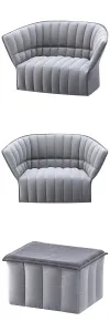 Ligne roset moel sofa pouf