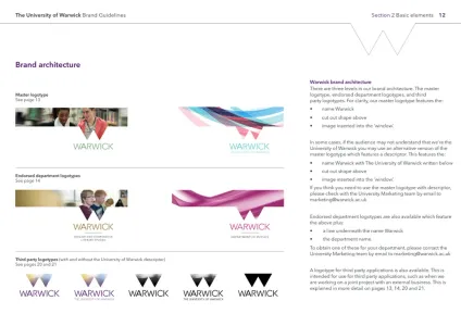 Warwick University Brand Guidelines