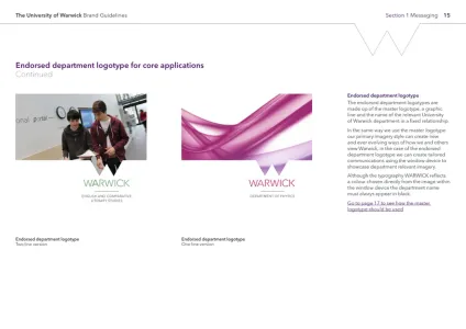 Warwick University Brand Guidelines