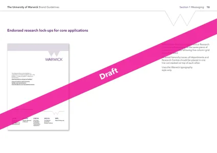 Warwick University Brand Guidelines