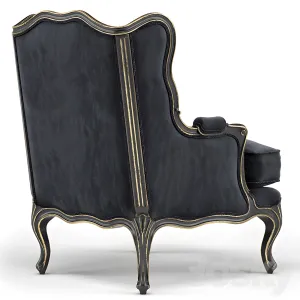 Louis xv bergere wing armchair