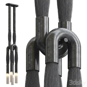 Apparatus Horsehair Pendant Light