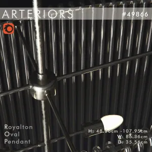 Arteriors Royalton Oval Pendant lamp