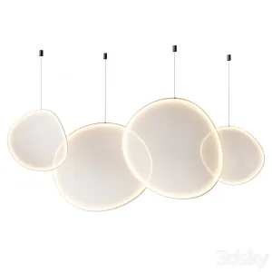 IIII LED fabric pendant lamps