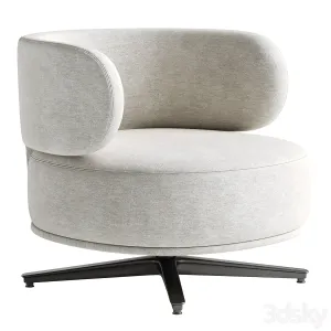 AKIKO LOUNGE Armchair By Gallotti Radice