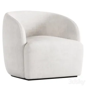 Gwyneth ivory boucle chair