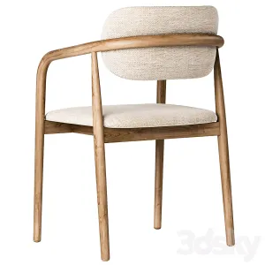 Natural Beige Dining Chair