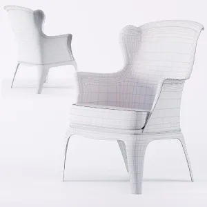 Polycarbonate Modern Accent Chair