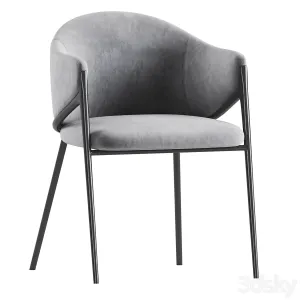 Richmond Gwen Chair Khaki Velvet