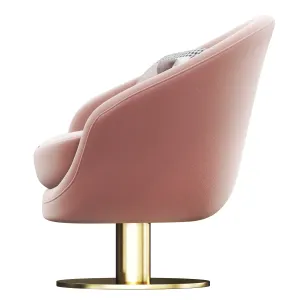 Tonda swivel armchair