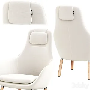 Vitra hal lounge armchair