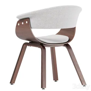 Walnut Wood Modern Dining Chair