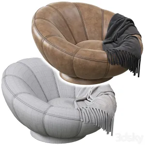 Performance Everyday Velvet Gray Groovy Swivel Chair