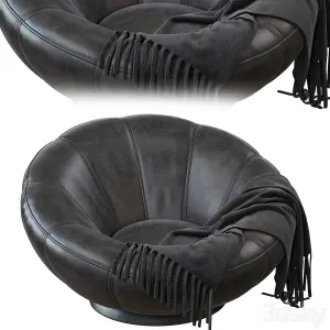 Performance Everyday Velvet Gray Groovy Swivel Chair