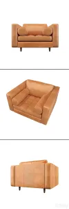 Sven charme tan armchair