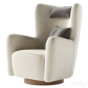Colette Swivel Armchair by Castlery