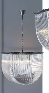 Chandelier Retro Frozen Glass Chandelier 2