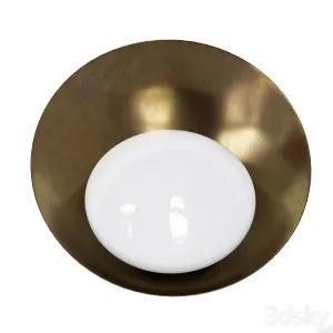 Brass Wall ights Concha by Gallery