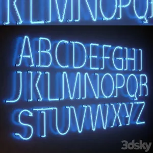 Light Modules Set Neon Alphabet